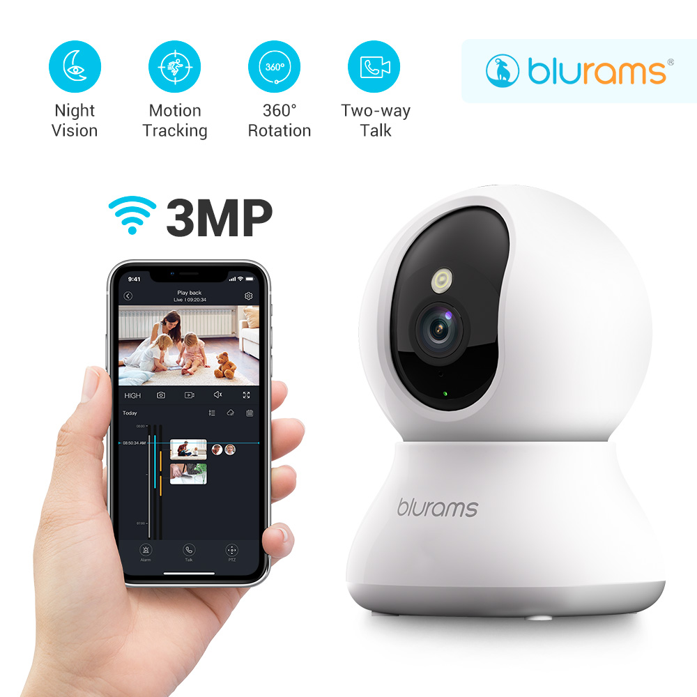 Eufy Camera E220 - كاميرا بلورامز للحيوانات الأليفة 2K، 360