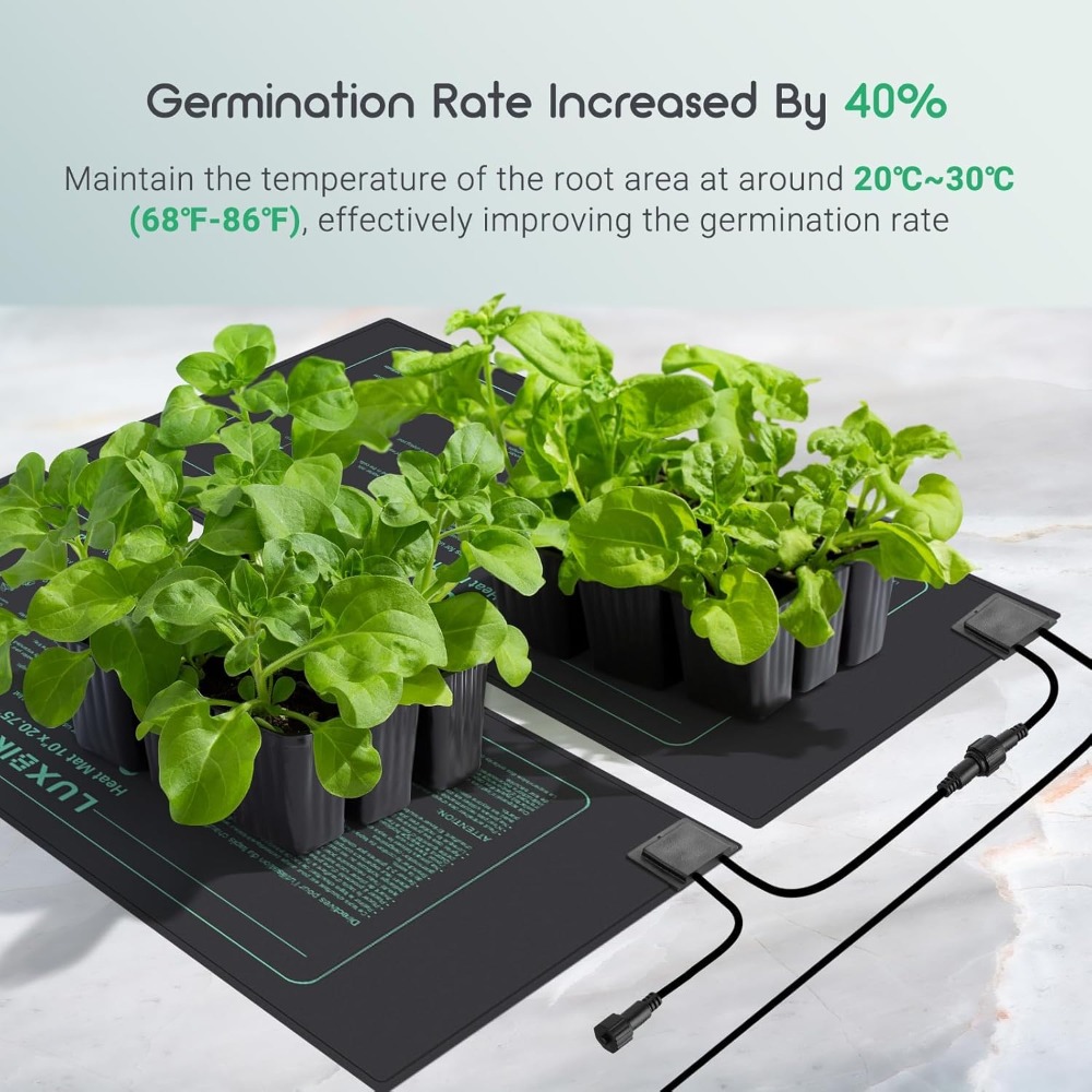 4 قطع من حصائر التدفئة للشتلات - مراجعة Heat Mat Seedling وسعره
