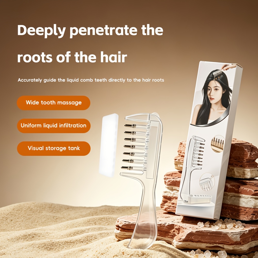 مشط شفاف محمول لتطبيق السوائل  - مراجعة Root Stimulator Liquid وسعره