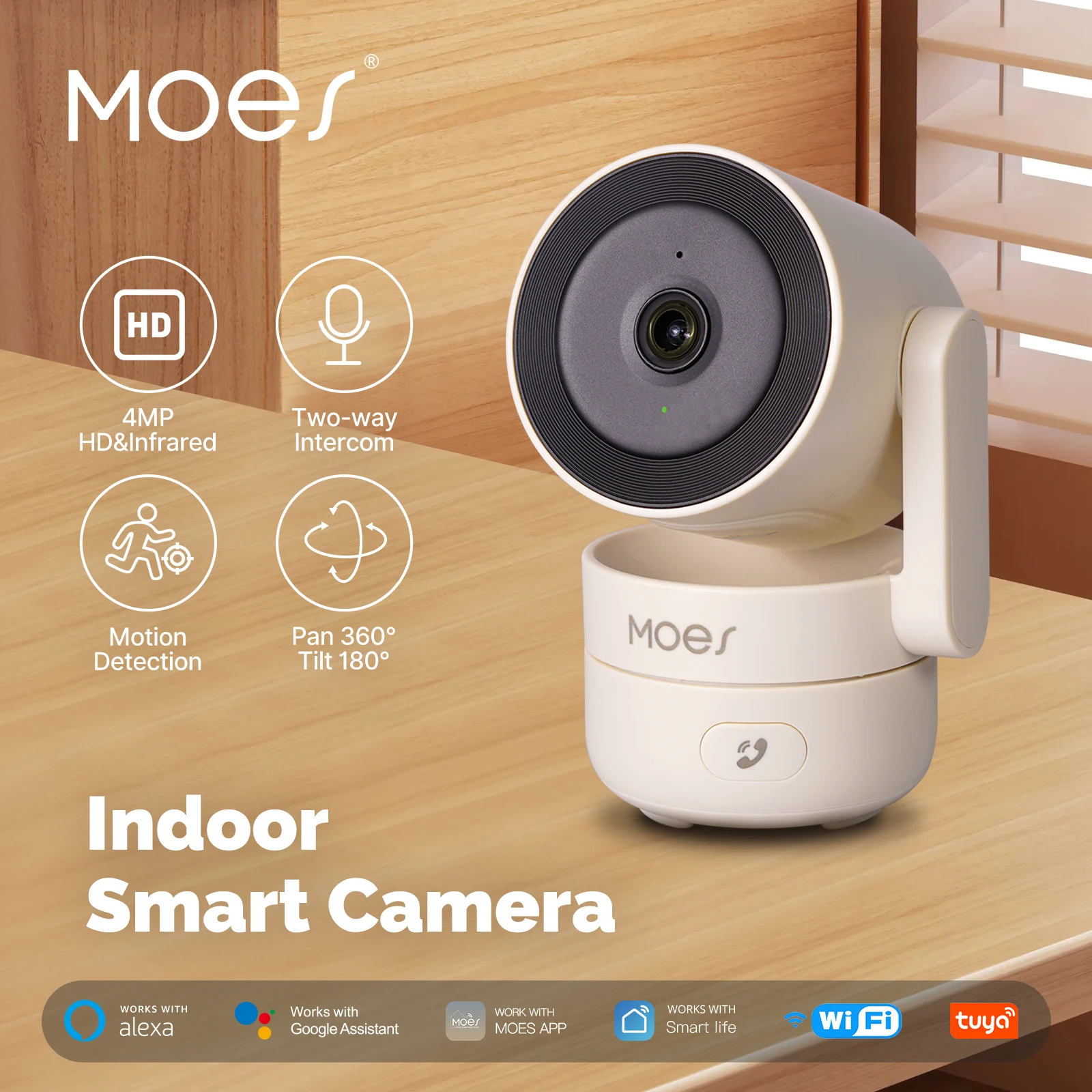 MOESTuya WiFi داخلي عموم/إمالة - مراجعة Eufy Camera E220 وسعره