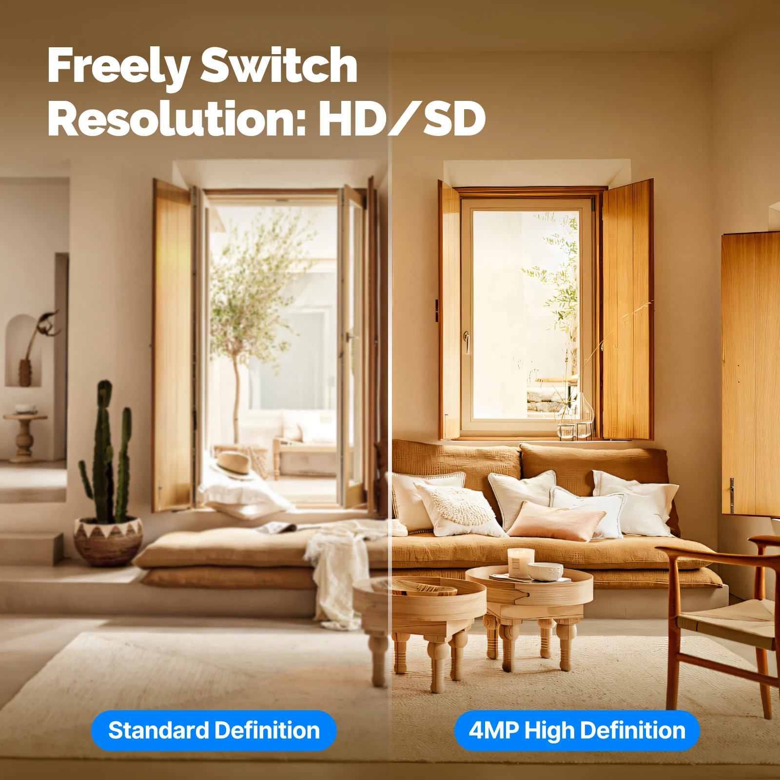 MOESTuya WiFi داخلي عموم/إمالة - مراجعة Eufy Camera E220 وسعره