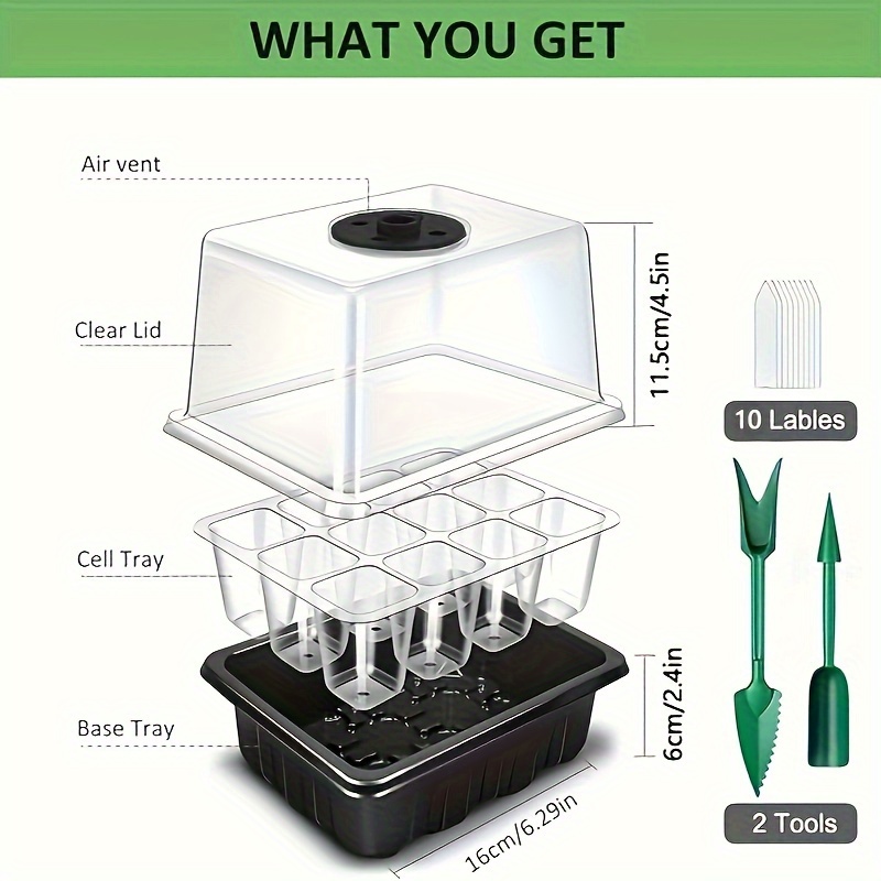 مجموعة أدوات زراعة الشتلات - 1 - مراجعة Humidity Dome Kit وسعره